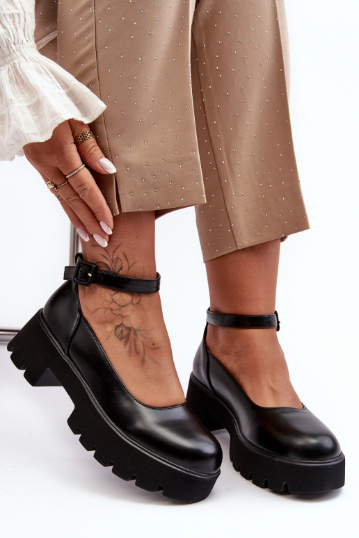 Dames schoenen Op een lage hak met gespen zInart OInena