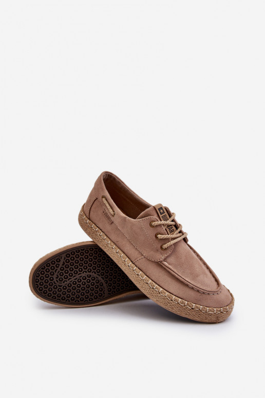 espadrilles Het heeftnnen met veters Big Star NN174054 beige