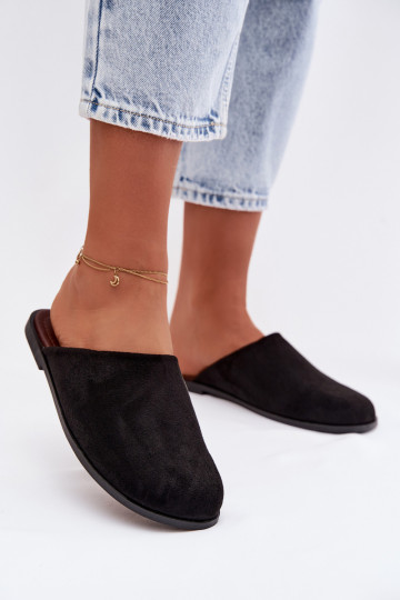 Dames slippers van kunstsuède in zwart „Veronelle" 2