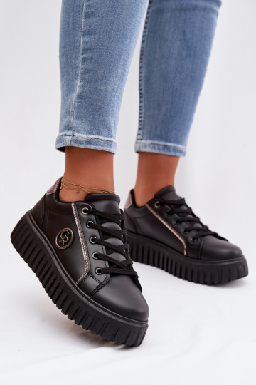 Sneakers model schoenen Dames met platform Met sierlijk Detalem zInart Iselora 2