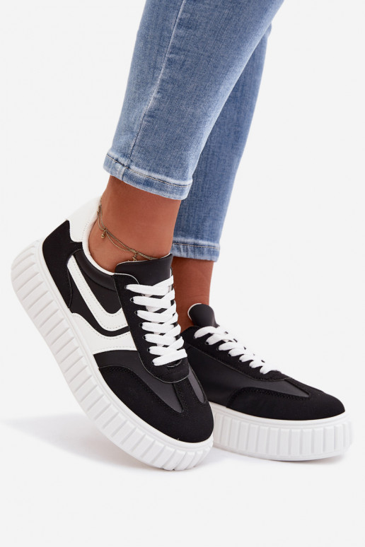 Sneakers model schoenen Dames met platformvan eco-suèdeu zInart Cadrina