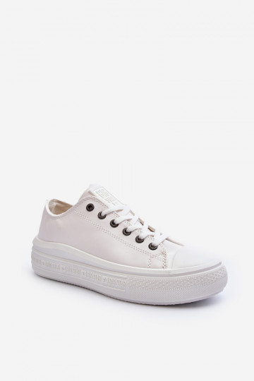 Faible Chaussures de loisirs réchauffer couleur blanche Big Star MM274029
