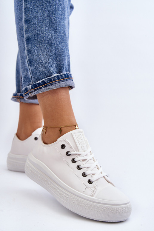 Faible Chaussures de loisirs réchauffer couleur blanche Big Star MM274029