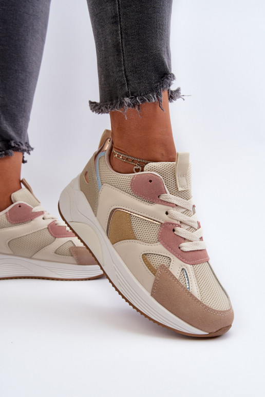 Chaussures modèle baskets Féminin avec une plateforme Couleurs différentes Lenivia