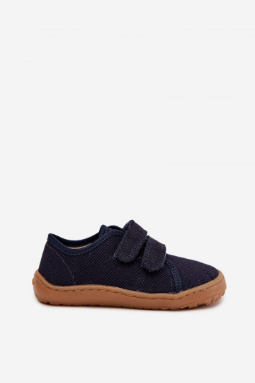 Kinder Barfuß-Sandalen Froddo Canvas G1700440-2 dunkelblau 2