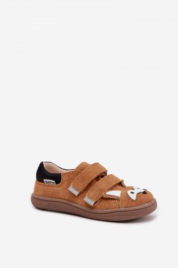 Leer schoenen Barefoot Kinderen Met Thema Lisa Bartek 8600563 bruine kleur