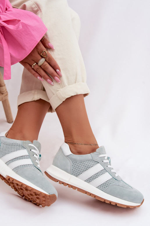 Sneakers Stilvollllschuhe FemininErmöglichtturalnego aus INildlederu Mintfarbe Es mussrceline