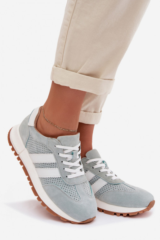 Sneakers Stilvollllschuhe FemininErmöglichtturalnego aus INildlederu Mintfarbe Es mussrceline