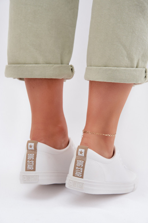 Freizeitschuhe aus Öko-Leder Big Star TT274001 Zueiße Farbe