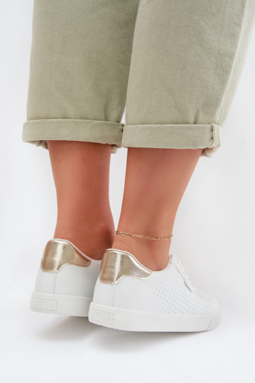 chaussures décontractées Baskets Féminin Eko Peau Big Star TT274020 couleur blanche