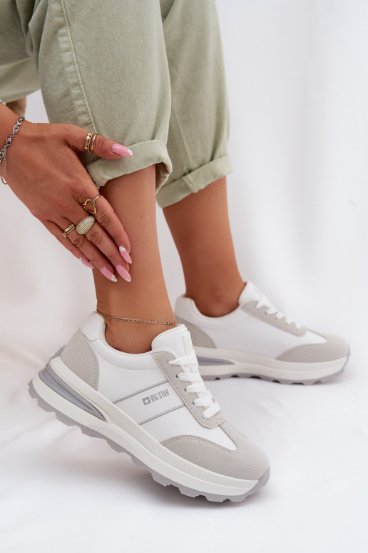 Sneakers model schoenen sportschoenen Dames Big Star TT274879 HI-POLY SYSTEM INit-grijs