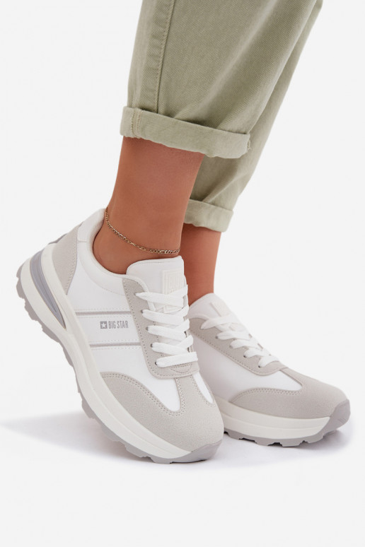 Sneakers model schoenen sportschoenen Dames Big Star TT274879 HI-POLY SYSTEM INit-grijs