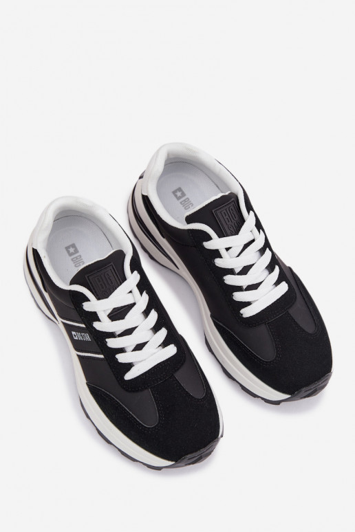 Chaussures modèle baskets baskets Féminin Big Star TT274877 HI-POLY SYSTEM couleur noire