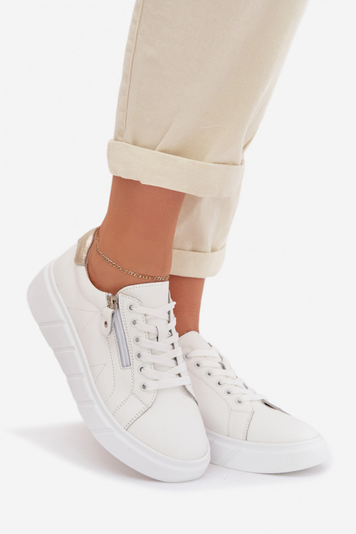 Haut Schuhe Feminin mit Reißverschlüssen Zueiße Farbe Althea