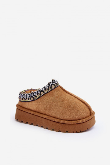 Chaussons Puéril Un modèle convaincant réchauffer marron Olivane