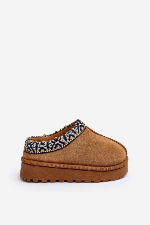 Chaussons Puéril Un modèle convaincant réchauffer marron Olivane