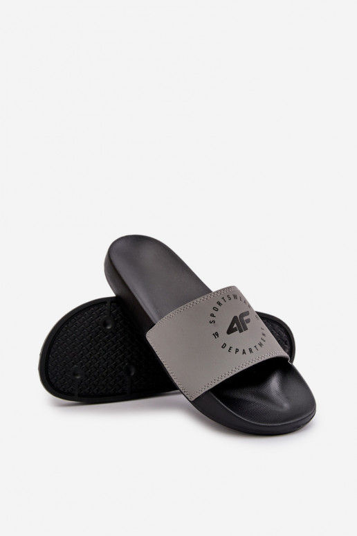 Männlich Hausschuhe 4FMM00FFLIM046-25S graue Farbe