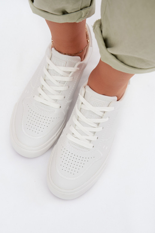 Chaussures modèle baskets Féminin Big Star TT274008 couleur blanche