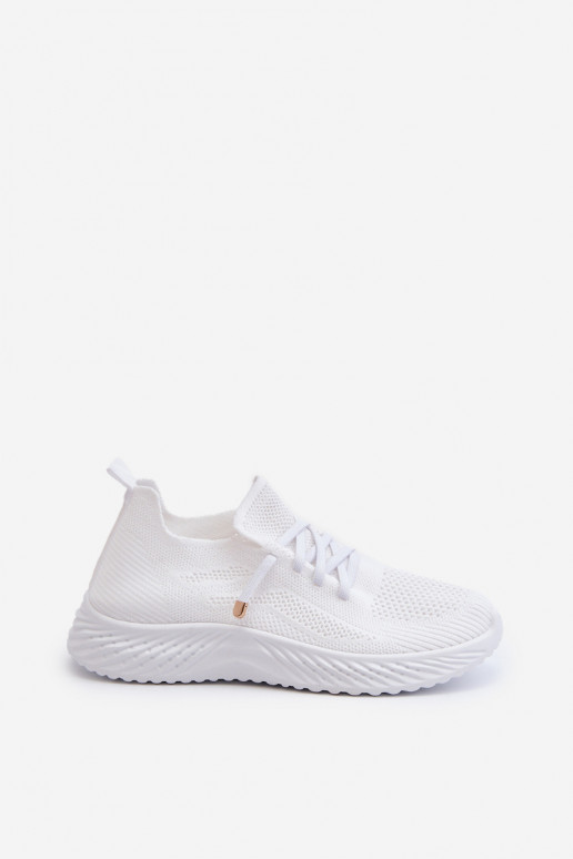 Un modèle convaincant baskets Féminin couleur blanche Jagelia