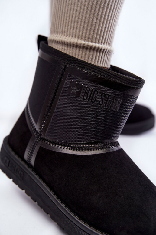 Féminin Un modèle convaincant Bottes de neige Big Star KK274614 couleur noire
