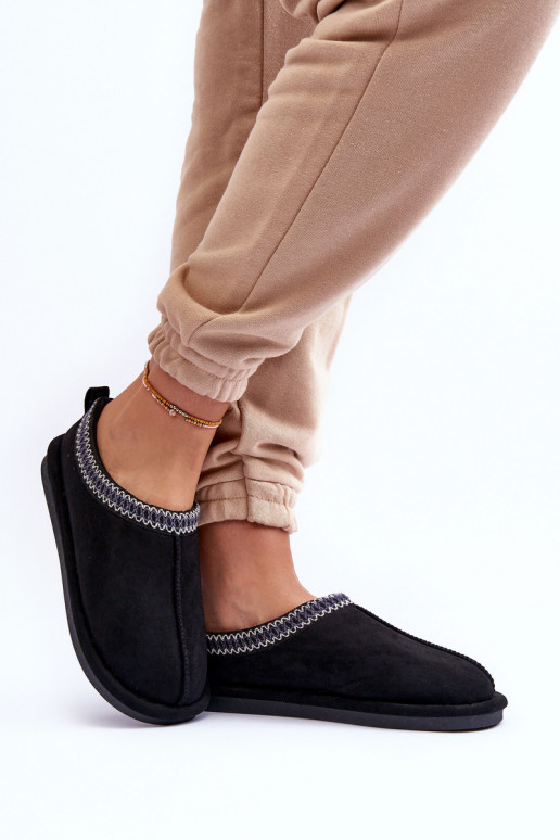 Dames van suède slippers met bont zInart Polinna