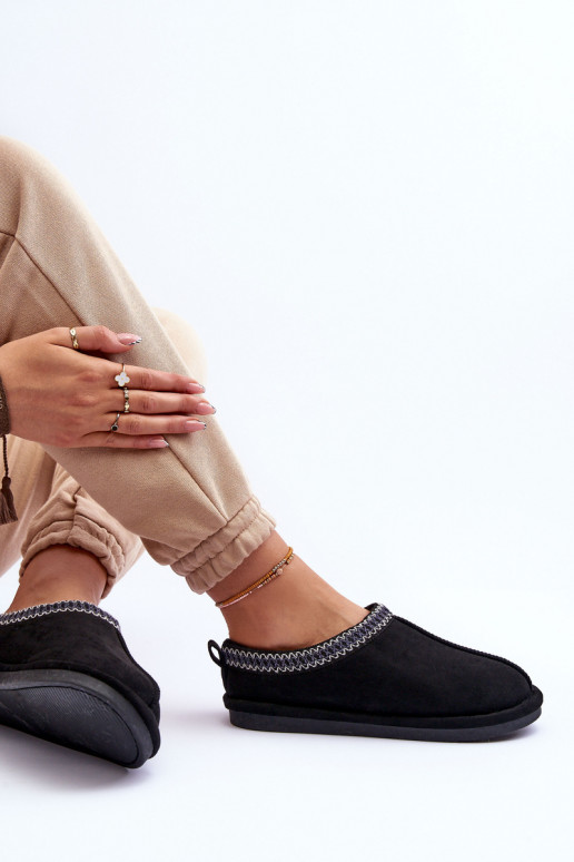 Dames van suède slippers met bont zInart Polinna