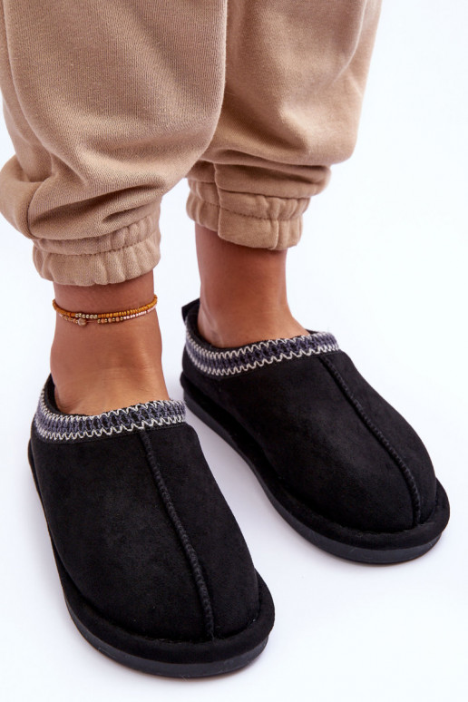 Dames van suède slippers met bont zInart Polinna