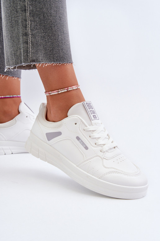 Féminin Chaussures modèle baskets Memory Foam System Big Star NN274A483 couleur blanche