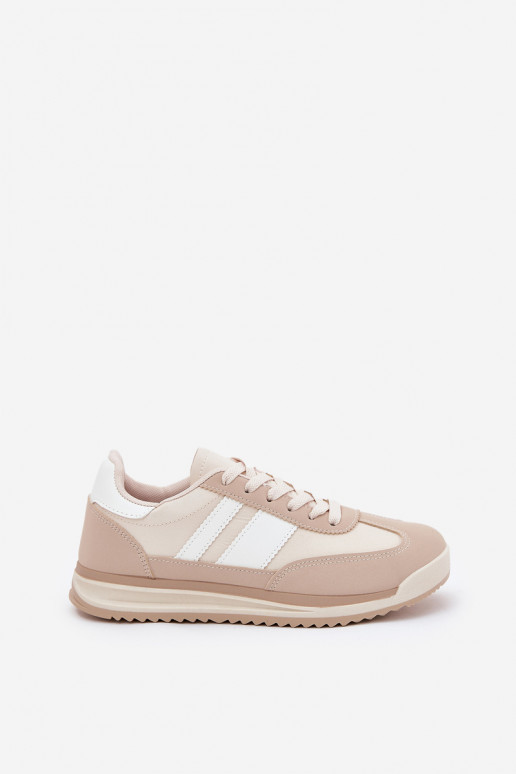 Turnschuhe Sneakers Stilvollllschuhe Feminin mit Leopardenfellmuster Beige Galabis