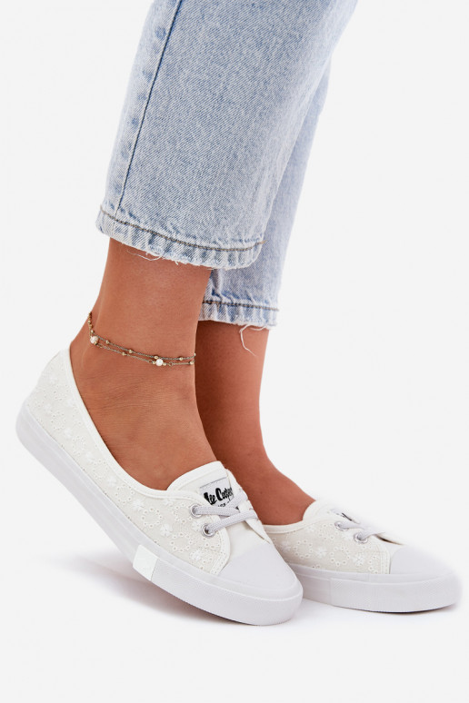 Baskets Chaussures de loisirsHaftem Lee Cooper LCDANS-25-31-3447L couleur blanche