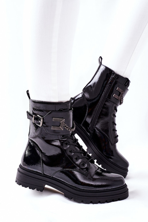 Feminin sich Zuarm laufen Arbeitsstiefeletten schZuarze Farbe Vanquish