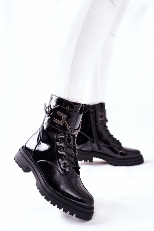 Feminin sich Zuarm laufen Arbeitsstiefeletten schZuarze Farbe Vanquish