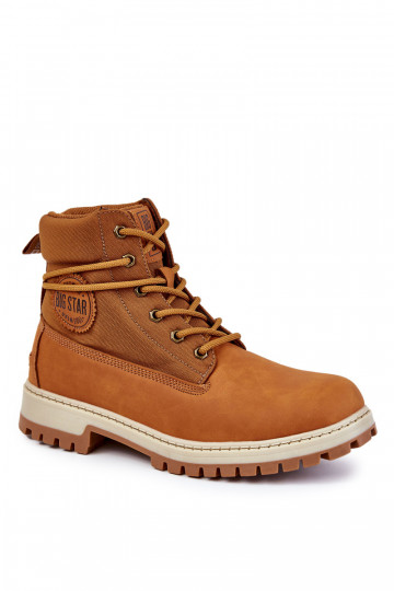 pour hommes Bottes chaussures Memory Foam Big Star KK174203 marron