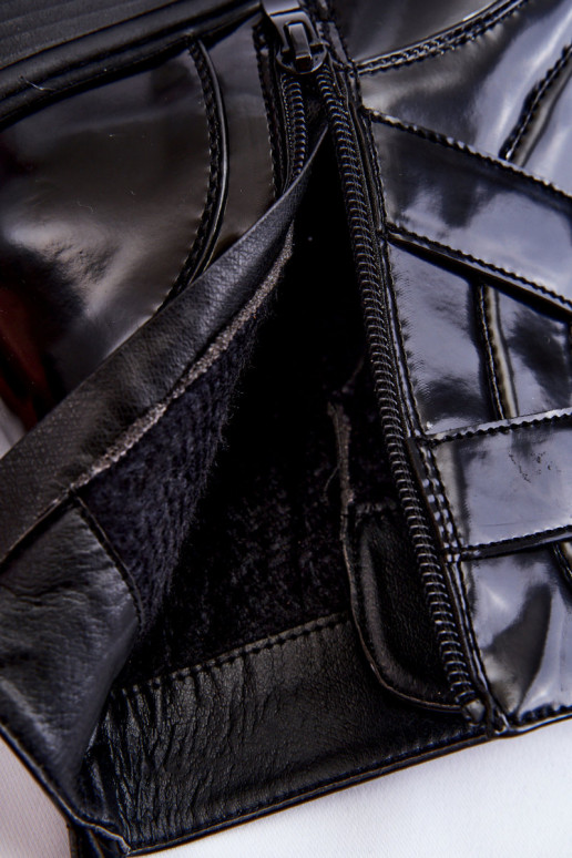 Dames opInarmen Laarzen met brede hakken met ritssluitingen zInart Joshie