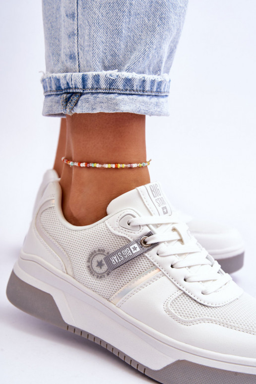 Baskets classiques Memory Foam System Big Star LL274A024 couleur blanche