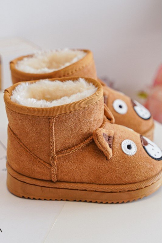 Bottes d hiver chaudes pour enfants marron Vavena
