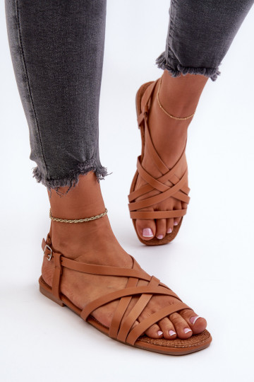 Sandalen voor dames Big Star NN274013 bruine kleur