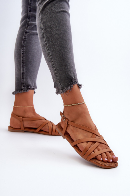 Sandalen voor dames Big Star NN274013 bruine kleur