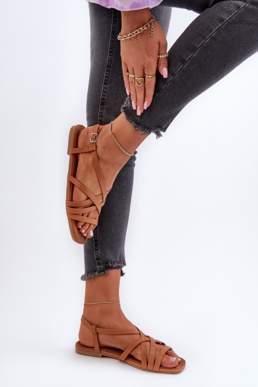 Sandalen voor dames Big Star NN274013 bruine kleur