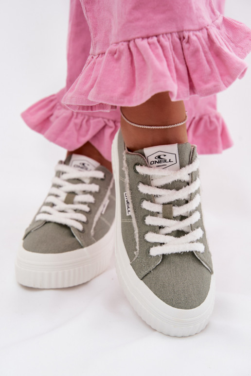 Vrijetijdsschoenen met platform O`NEILL SPINNA C INOMEN LOIN 90261009.05Z groene kleur