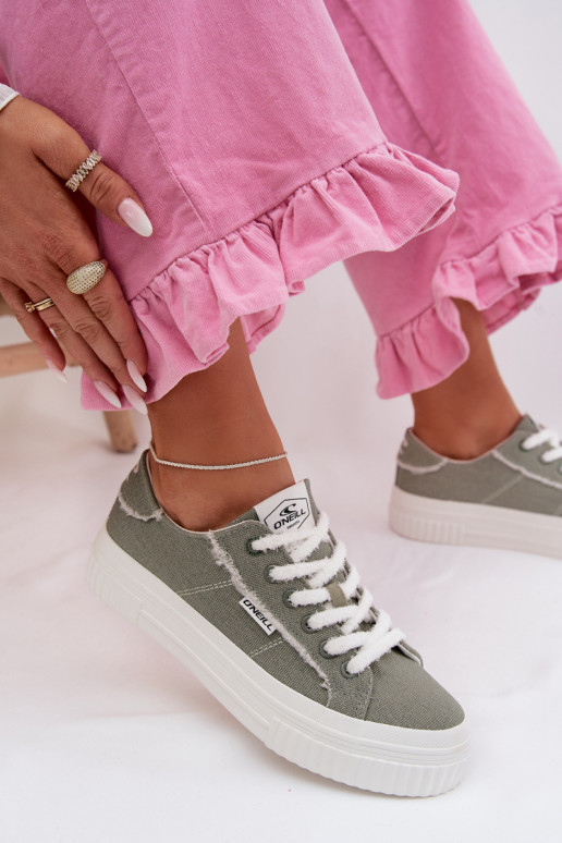 Chaussures de loisirs avec une plateforme O`NEILL SPINNA C DANSOMEN LODANS 90261009.05Z couleur verte