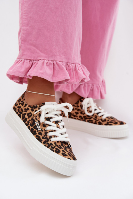 Vrijetijdsschoenen met platform O`NEILL SPINNA C INOMEN LOIN 90261009.92A met luipaardbontpatronen