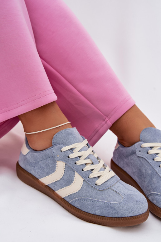 Sneakers model schoenen Damesvan eco-suèdeu blauIn Jesavella
