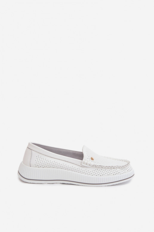 Schuhe FemininErmöglichtturalnej Skóry S.Barski GR61-5980 Zueiße Farbe