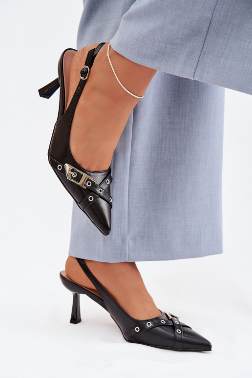 Dames sandalen met dunne hakken Met Strepen I met gespen zInart Parina