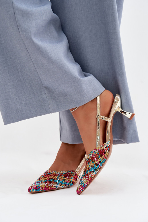 Sandalen met patroon Dames met hakken Verschillende kleuren Selinae