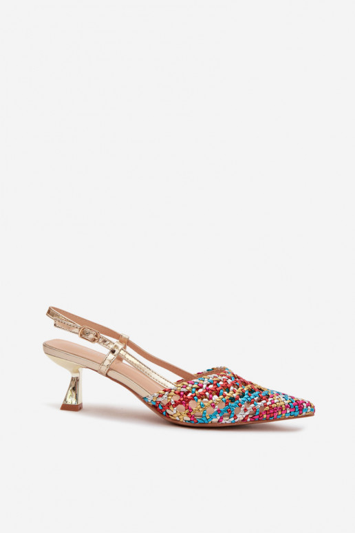 sandales à motifs Féminin avec des talons Couleurs différentes Selinae