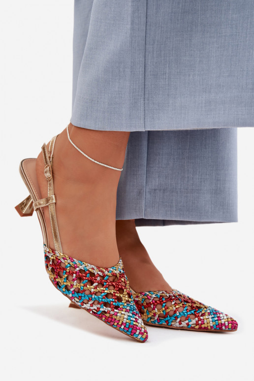 sandales à motifs Féminin avec des talons Couleurs différentes Selinae