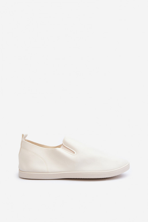 Feminin Turnschuhe lässige Schuhe Slip-On Beige Lovinia