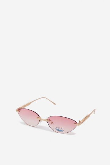 Des lunettes de soleil FémininFiltrem UV couleur rose